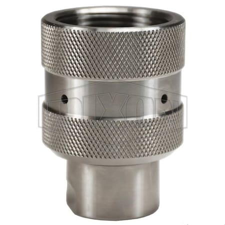Dixon 1/2 15K THREADED COUPLER, 1/2 NPTF 4TDF4-SS